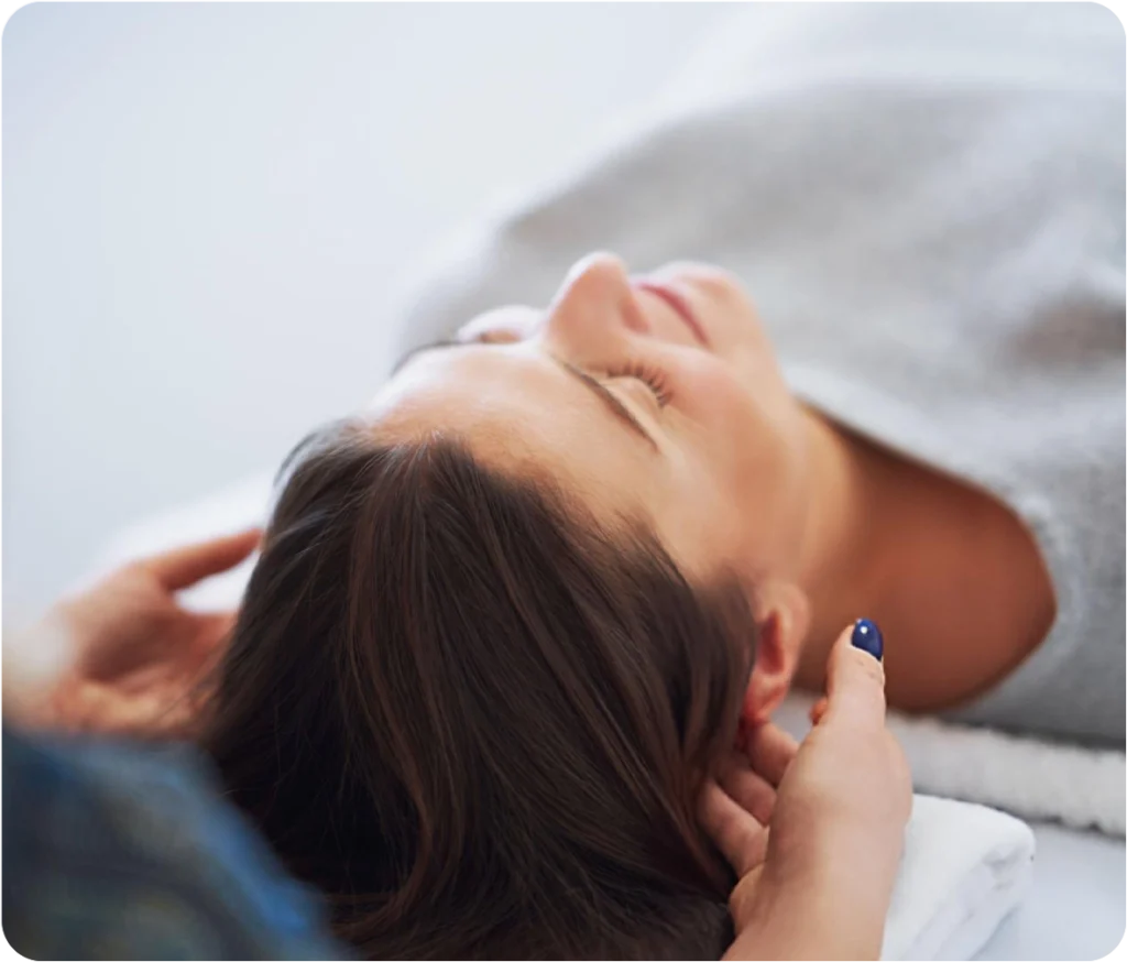 Targeted physiotherapy session at Sno Clinics Abu Dhabi focused on reducing headache frequency and improving comfort - Snö Clinics | Abu Dhabi Targeted physiotherapy session at Sno Clinics Abu Dhabi focused on reducing headache frequency and improving comfort.