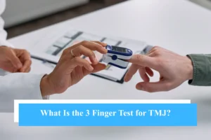 How Technology is Used in Physiotherapy in Abu Dhabi 6 - Snö Clinics | Abu Dhabi - Snö Clinics | Abu Dhabi Close-up of a blue and white fingertip pulse oximeter being placed on a finger by two hands.